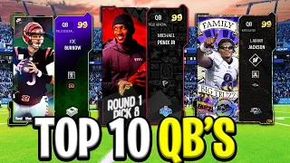 The Top 10 Quarterbacks in Madden 24!