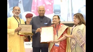 President Kovind presents National Tourism Awards