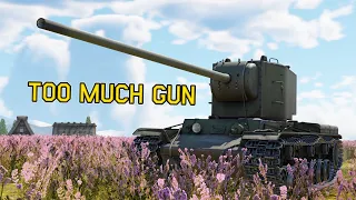 TOO MUCH GUN - KV-2 ZiS-6 in War Thunder - OddBawZ