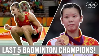 Women's Singles Badminton 🏸 Last 5 Champions