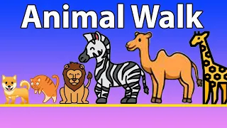 Animals walk 3d animation in 2022 | animal walk activity 2022 | Animal Walk Animation in 2022 | 3d