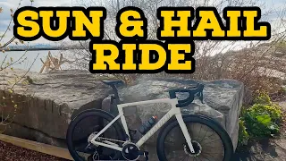 Sun and Hail Ride to Port Credit - Tarmac SL7 Sport - Ride Vlog #6