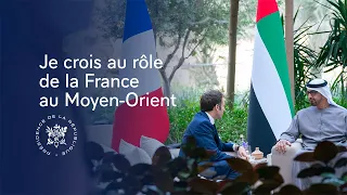 Je crois au rôle de la France au Moyen-Orient.