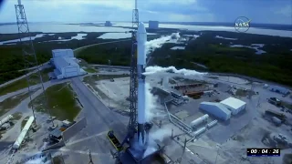 Timelapse Launch of SpaceX Falcon 9 with Dragon CRS 14 Mission Hd 720p30 - 35Sec