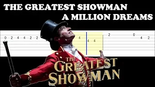 The Greatest Showman - A Million Dreams (Easy Guitar Tabs Tutorial)