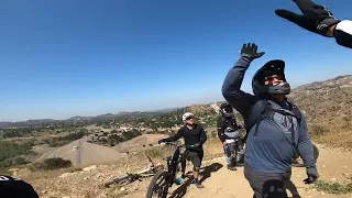 First Ride at Waterfall Trail, Santiago Oaks