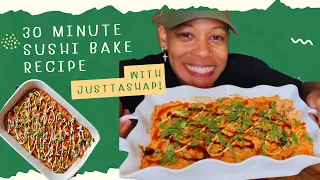 SUSHI BAKE MUKBANG + RECIPE