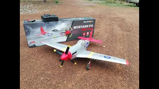 MUSTANG.P51D 4CH RC มอเตอร์​บรัช​เลส​ VOLANTEX ราคา 3990บาท 📱โทร​ 065-5393138 📱ไลน์​ไอดี​ tay-3910