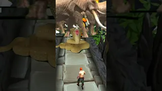 temple run game Vs big snack #short #shots