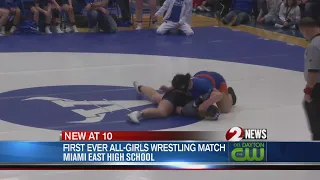 First ever all-girls wrestling match