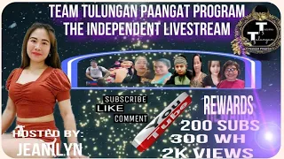 Live Stream # 235 Team Tulongan Paangat Program
