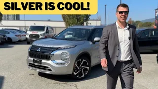 Sterling Silver - Mitsubishi Outlander GT Premium (2024) real life walkaround!