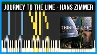 Journey to the line (Hans Zimmer) | Piano Tutorial + MIDI 🎵