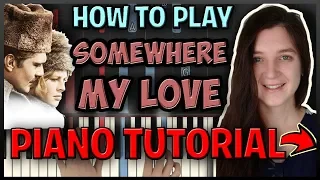 How To Play "Somewhere My Love" (Lara's Theme) - Easy Piano (Synthesia) [Piano Tutorial] [HD]