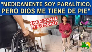 "MEDICAMENTE SOY PARALÍTICO, PERO DIOS ME TIENE DE PIE" - IMPACTANTE TESTIMONIO - Entre Nos #51