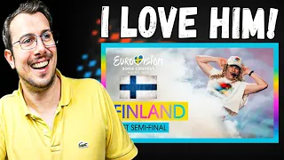 Italian Is Amazed By Windows95man - No Rules! (LIVE) | Finland 🇫🇮 | Semi-Final Eurovision 2024