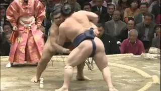 The January Sumo tournament 2013, 10-12 days: the Khats bass (Tokyo) / Hatsu Basho (Tokyo)