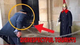 DISRESPECTFUL Tourists to The Royal Guard.! (The King's Guard)