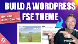 How to build a WordPress Gutenberg Full Site Editing Starter Theme in just 10 minutes with no coding