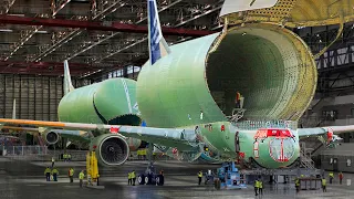 Producing the Weirdest Airbus Planes Inside Europe Most Advanced Factory - Assembly Line