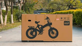 Euybike K6 Pro Electric Bike Unboxing & Assembly Introductions