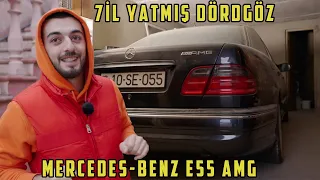 Qarajda 7 il yatmış Dördgöz | Mercedes-Benz E55 W210 | Probegi Şoka Salacaq !