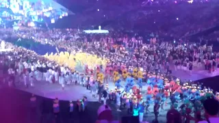 Abertura Olimpíadas Rio 2016 - Entrada das escolas de samba