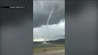 Amazing Landspout Tornado Caught on Video