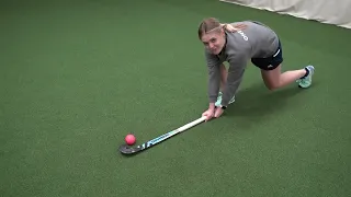 Learn how to reverse stick hit a ball with Scottish International hockey player Kerry-Anne Hastings