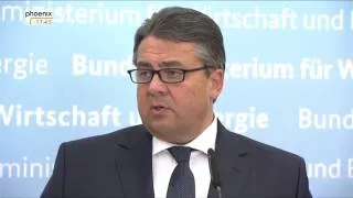 Deutsche Waffen: Sigmar Gabriel zu Rüstungsexporten am 19.08.2014