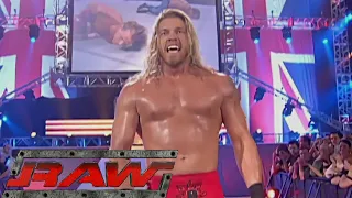 Edge Turns Heel & Betrays Shawn Michaels and Chris Benoit RAW Oct 11,2004