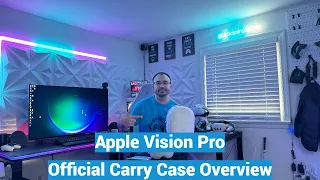 Official Apple Vision Pro Carrying Case Overview and Impressions - Is 200$ Worth It?