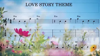 Love Story Theme | Easy Guitar Tabs With Chords