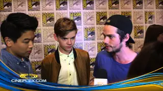 Dylan O'Brien and Thomas Brodie-Sangster on Maze Runner: The Scorch Trials