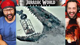 JURASSIC WORLD: DOMINION TRAILER REACTION!! (Jurassic World 3)