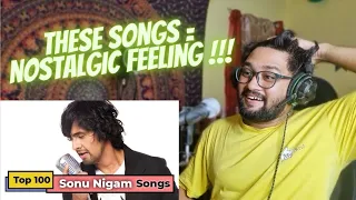 Sonu Nigam - Top 100 songs (Reaction) | SINGER REACTION VIDEO !!!