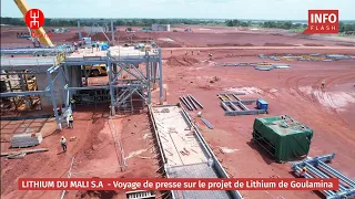 Voyage de presse sur le projet de lithium de Goulamina