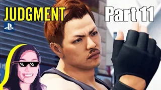 JUDGMENT Gameplay - Part 11 This Buff Guy & Another murder - PS4 Let's Play, Walkthrough
