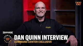 Exclusive Interview with Head Coach Dan Quinn | Command Center | Washington Commanders