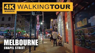 Chapel Street Walking Tour in Melbourne, Australia (4K 60fps)