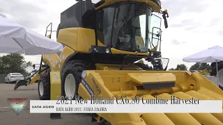 2021 New Holland CX6.80 Combine Harvester  Interior and Exterior Walkaround BATA Agro 2021