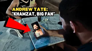 Khamzat Chimaev Facetimes Andrew Tate And Invites Him To His Fight "VIDEO CALL"
