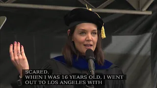 Katie Holmes delivers University of Toledo 2019 commencement speech