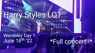 *Full concert!!* 💕 Harry Styles Love On Tour @ Wembley Stadium Day 1 💕 June 18ᵗʰ '22 #harrystyles