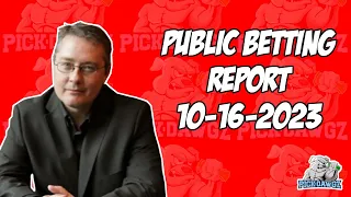 NHL Public Betting Report Today 10/16/23 | Against the Public with Dana Lane