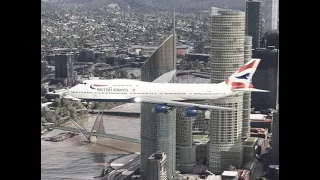 The Boeing 747 made a slight mistake when it was about to land at Brisbane Airport