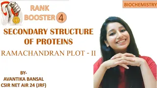 RAMACHANDRAN PLOT Part II | Secondary structure of protein|alpha & beta helix|beta turn|Biochemistry