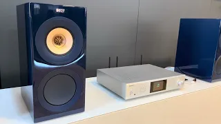 kef r3 meta with Rotel S14 amp and audioquest dragonfly
