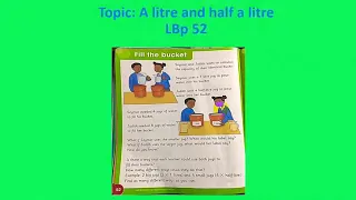 grade 2: litre and half a litre