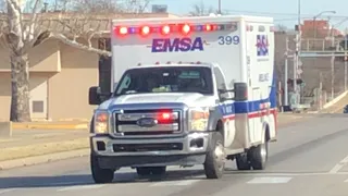 EMSA Ambulance 399 Responding